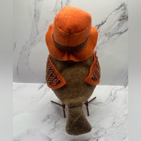 Autumn fall harvest fabric bird - Picture 4 of 6